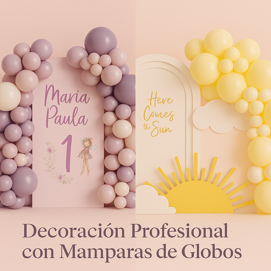 Curso: Decoración Profesional con Mamparas y Globos ✨